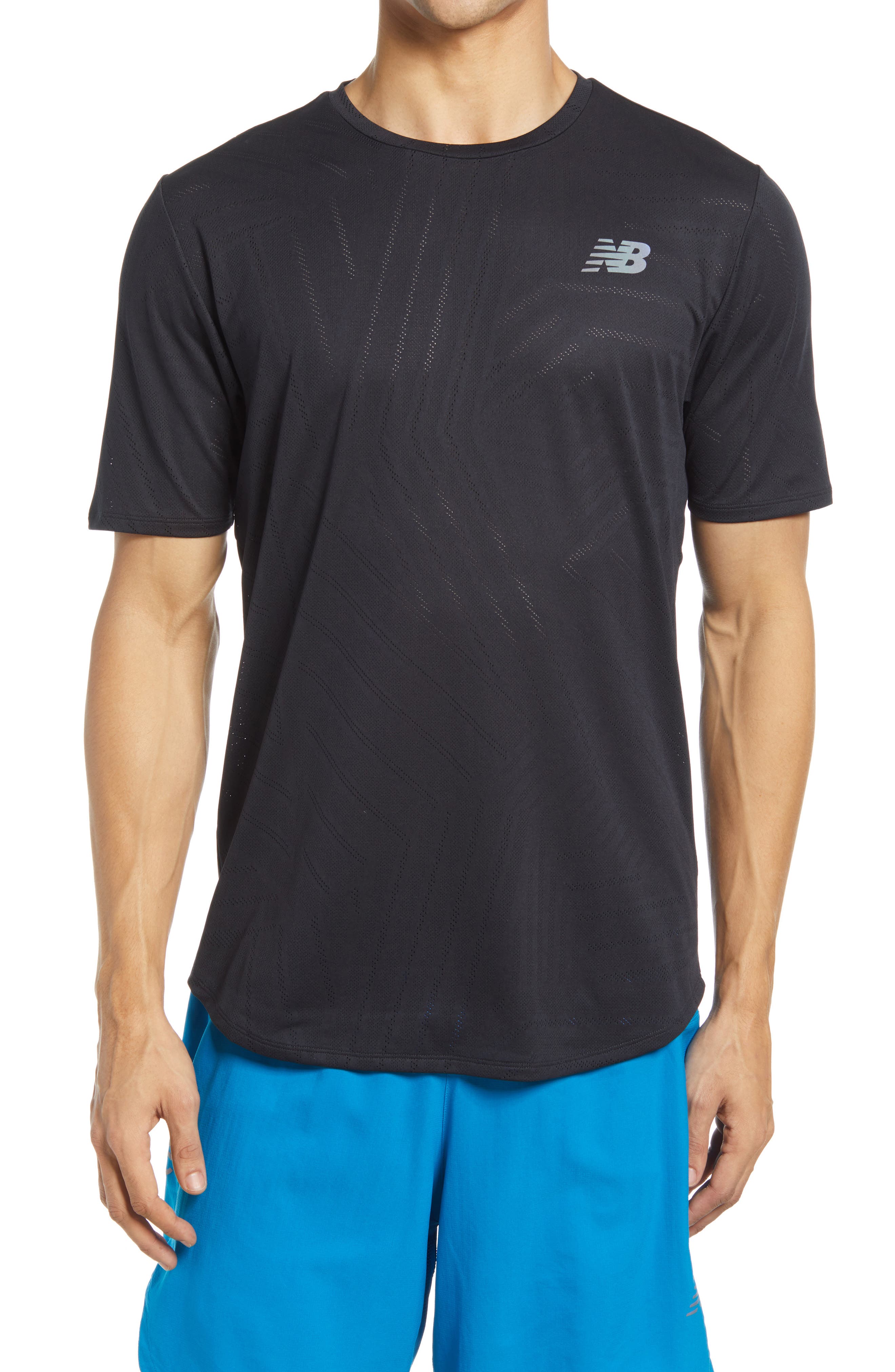 New Balance Q Speed Fuel Jacquard Performance T-Shirt (Men) | Nordstromrack