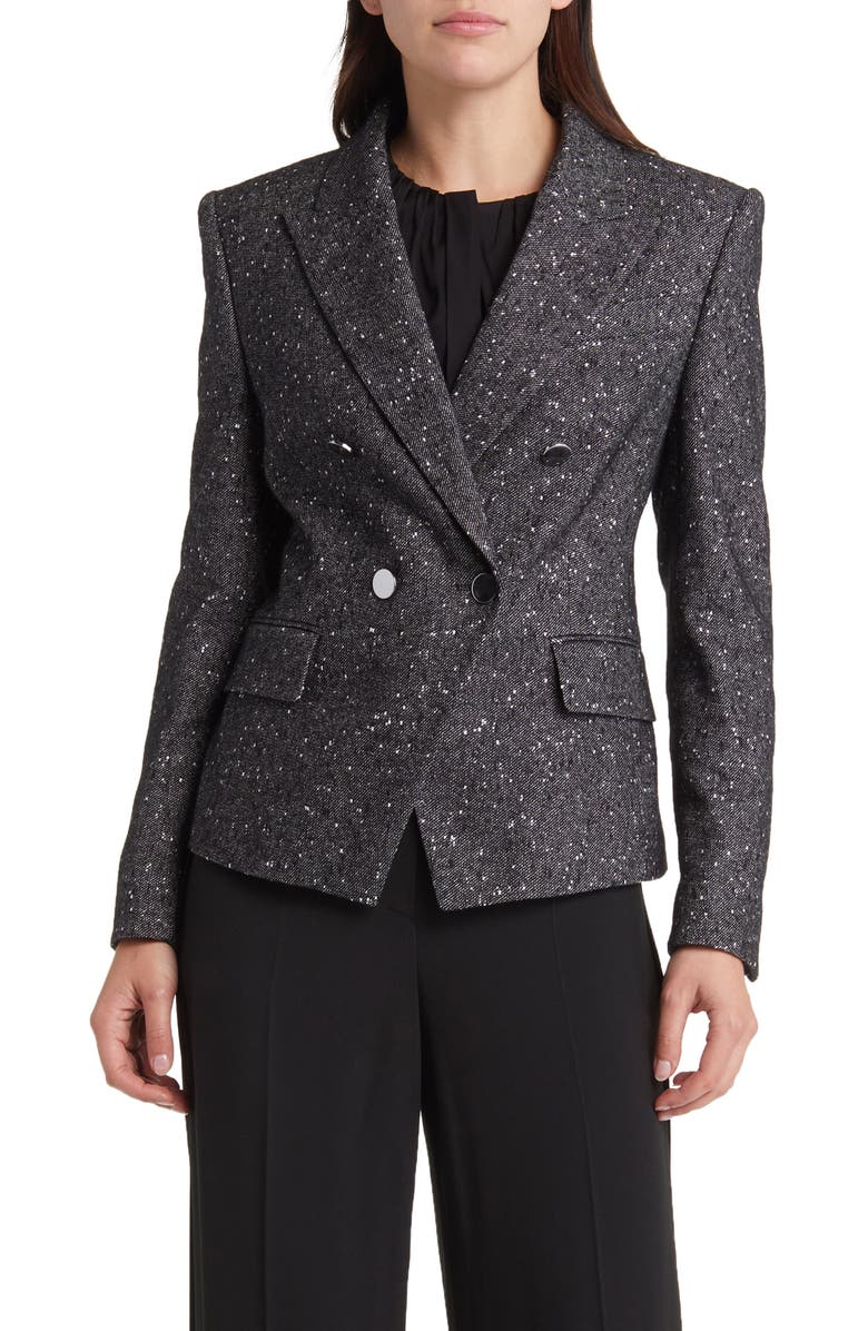 BOSS Jocanah Double Breasted Blazer, Main, color, 