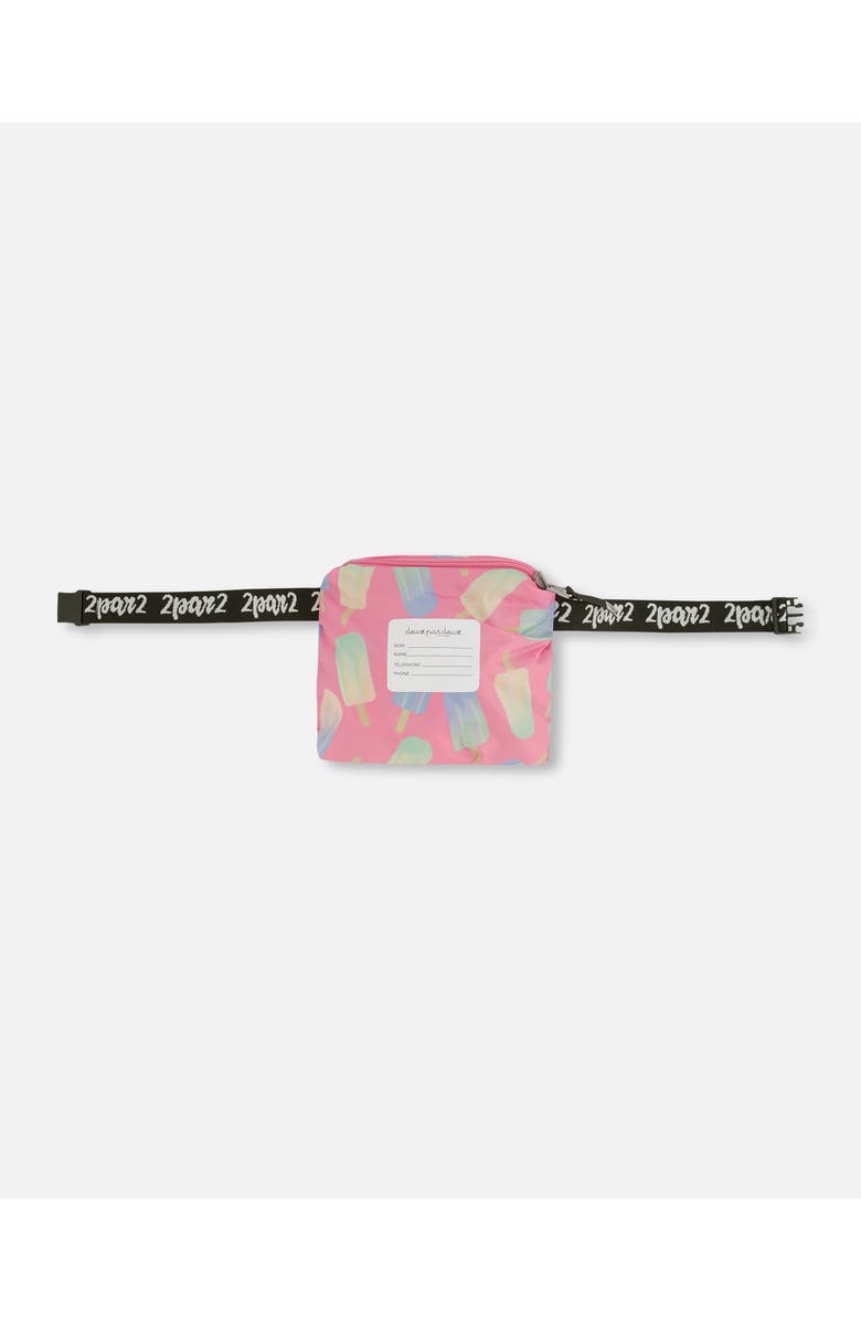 Deux par Deux Packable Lollipop Windbreaker in Polyester, Alternate, color, Pink Printed Lollipops