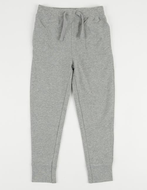 Leveret Kids 100% Cotton Lightweight Jogger Pants In Gray