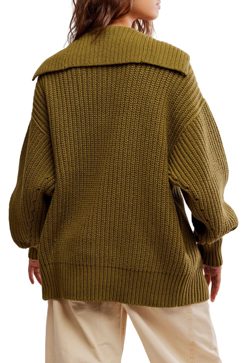 Swim Too Deep Cardigan, Alternate, color, OREGANO