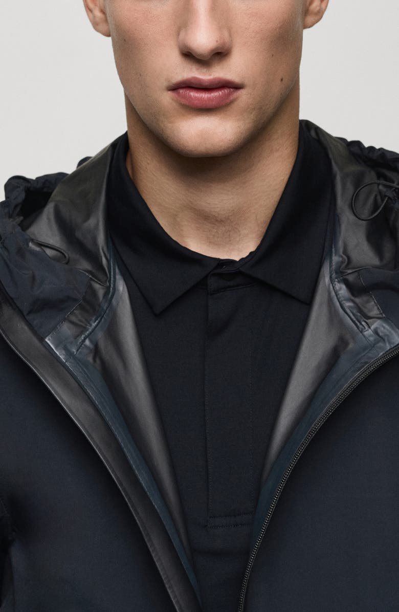 MANGO Thermoregulating Waterproof Hooded Jacket, Alternate, color,