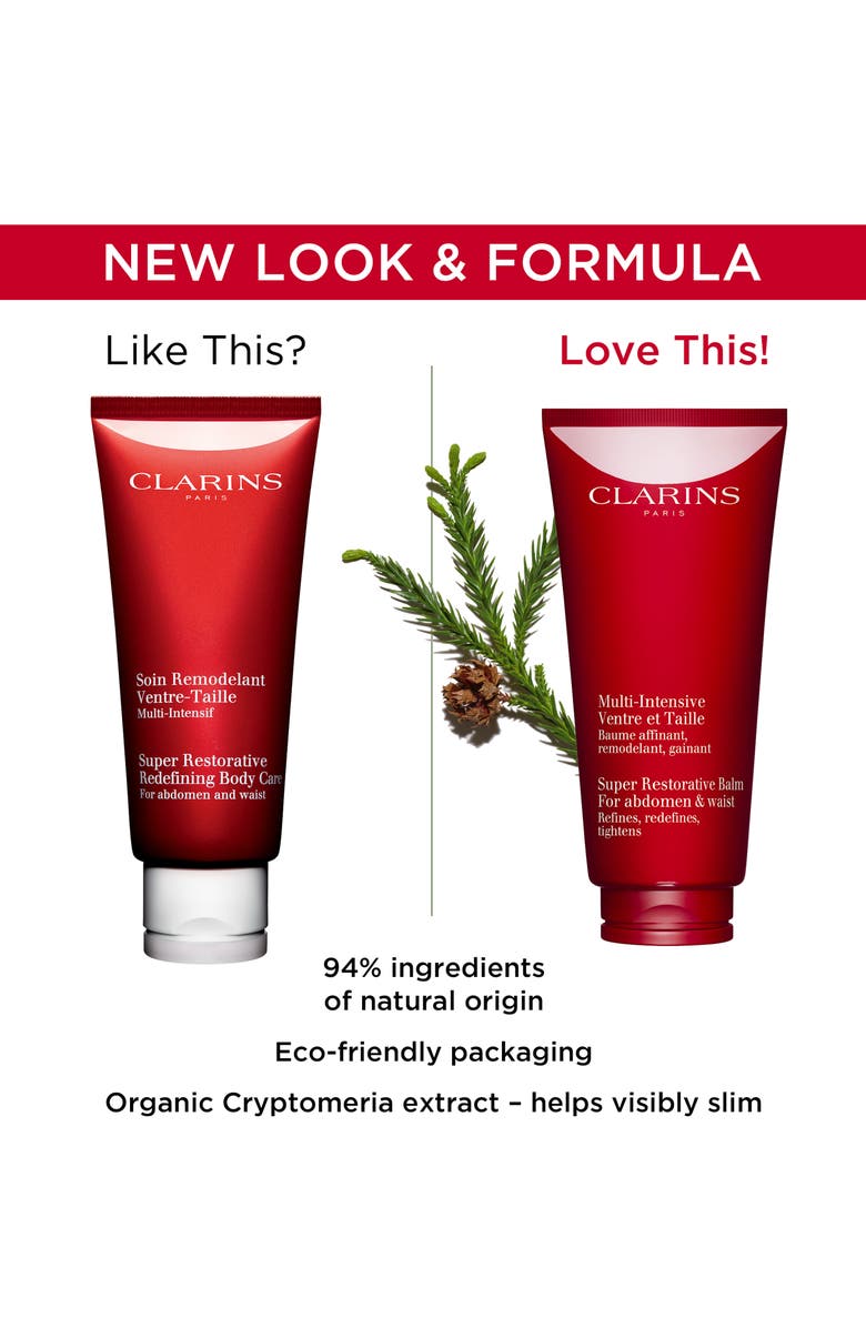 Clarins Super Restorative Anti-Aging Abdomen & Waist Body Cream, Alternate, color, 