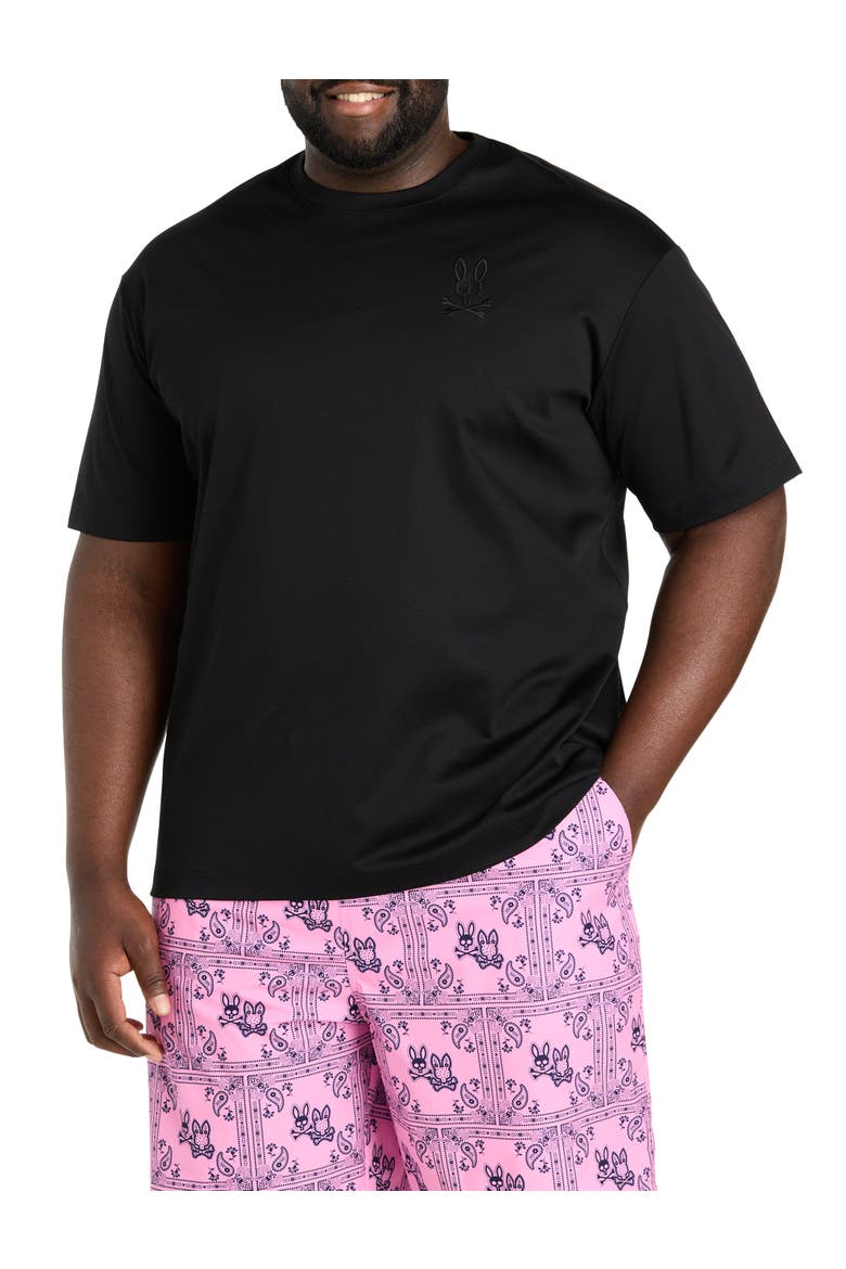 Big & Tall Oscar Relaxed-Fit Graphic Tee, Main, color, BLACK