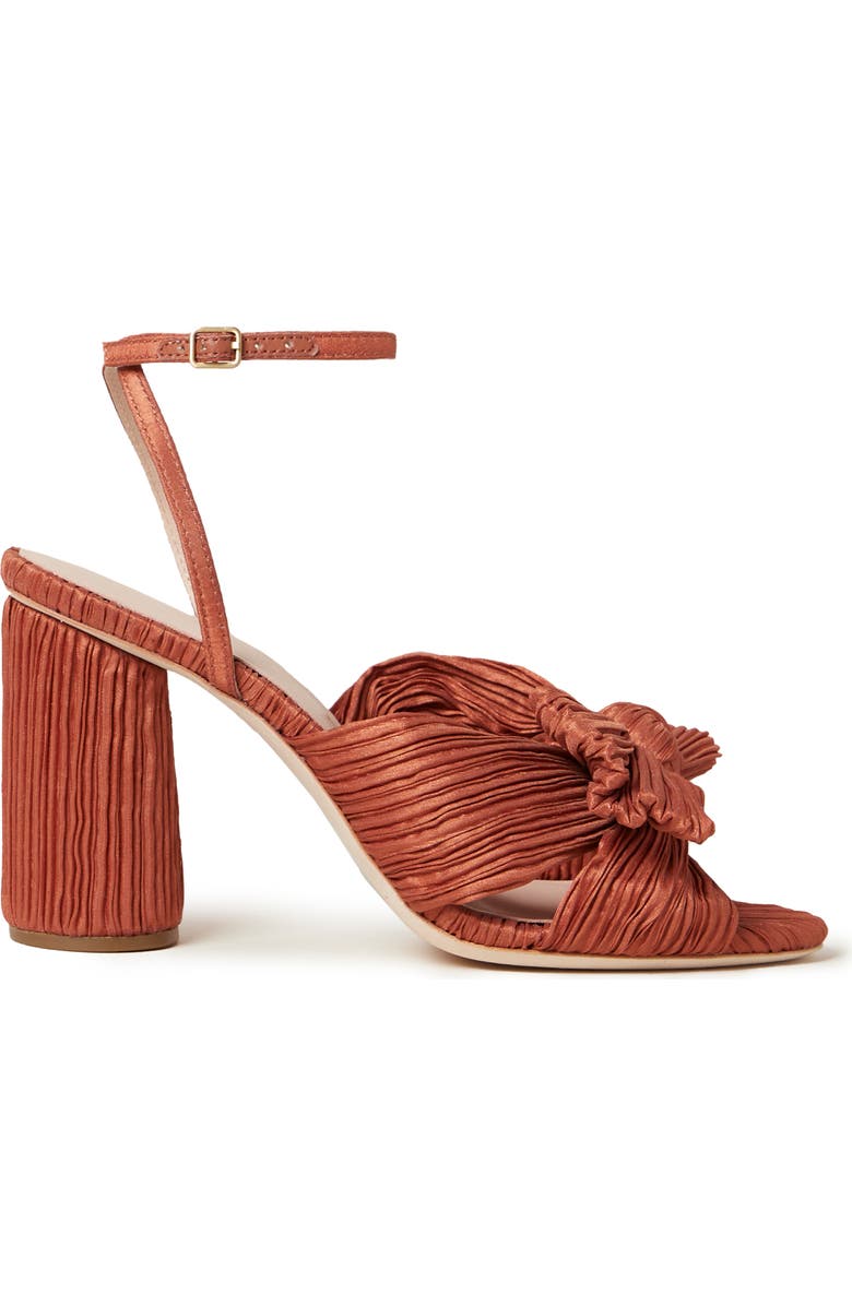 Loeffler Randall Camellia Knotted Sandal, Alternate, color, Terracotta