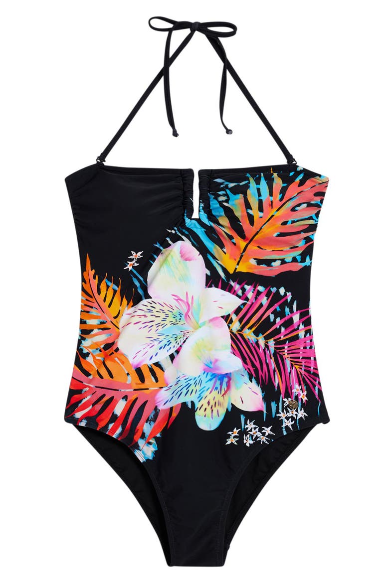 One-Piece Swimsuit, Alternate, color, BLACK