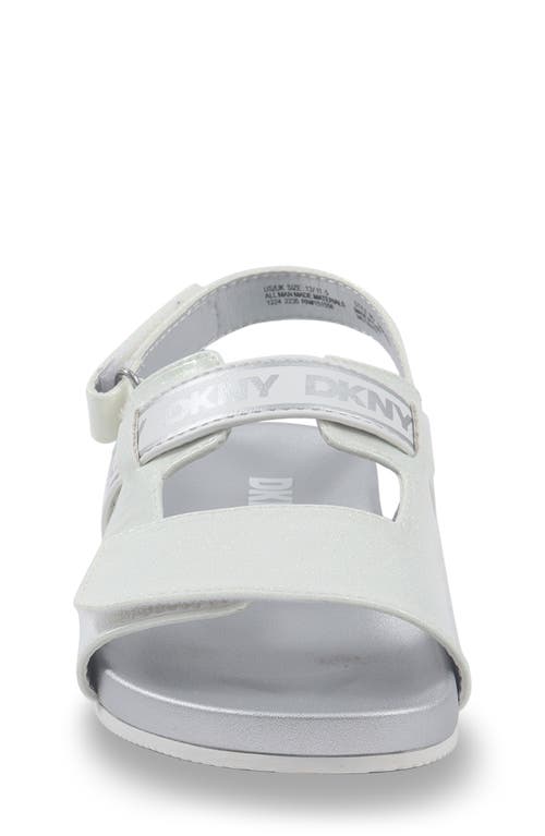 Dkny Little And Big Girls Tamara Dasha Everyday Sandal In White