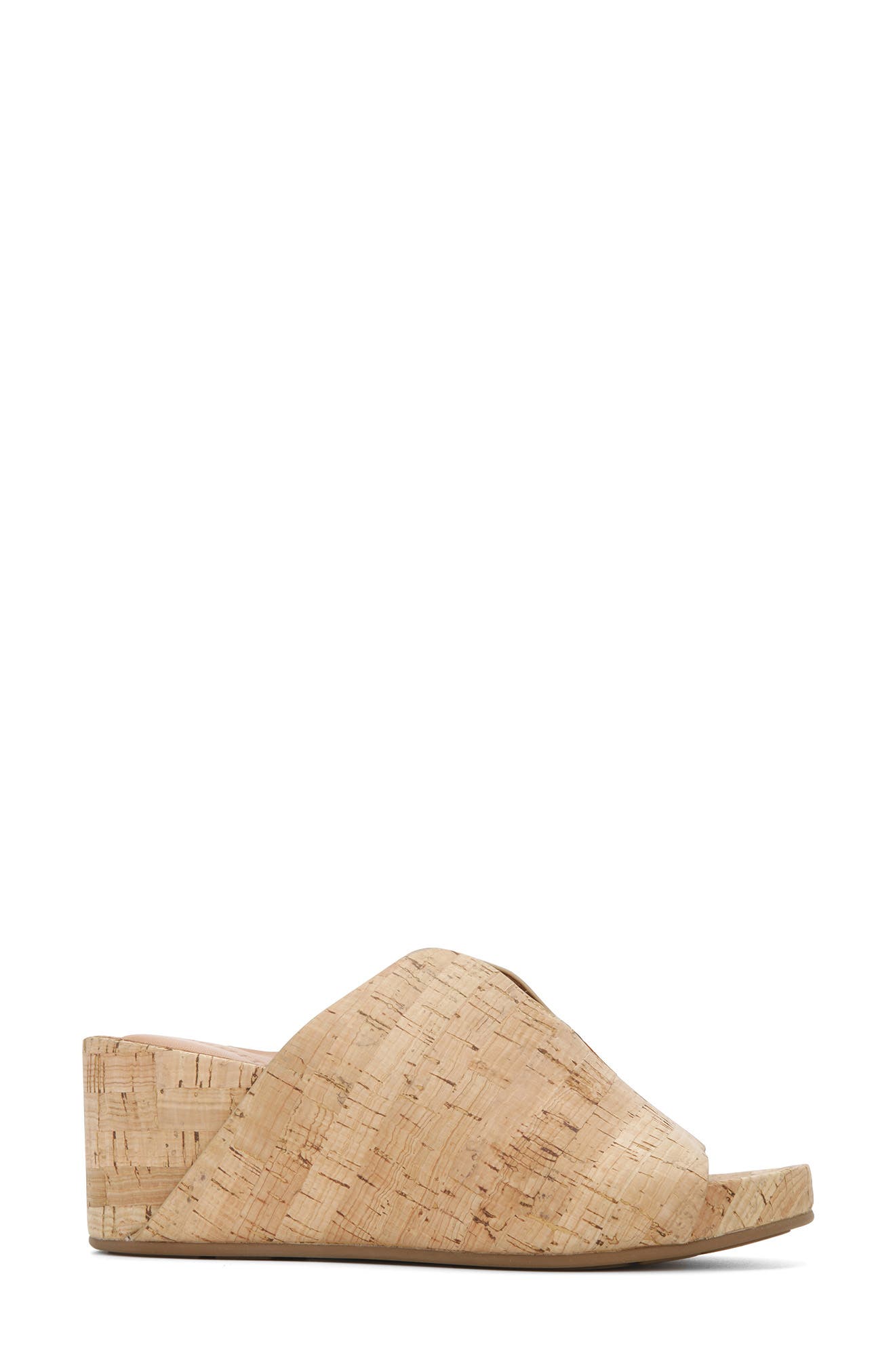 Signature Gisele 65 Slide Wedge Sandal, Alternate, color, NATURAL CORK