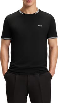 BOSS Taul Tipped Crewneck T-Shirt