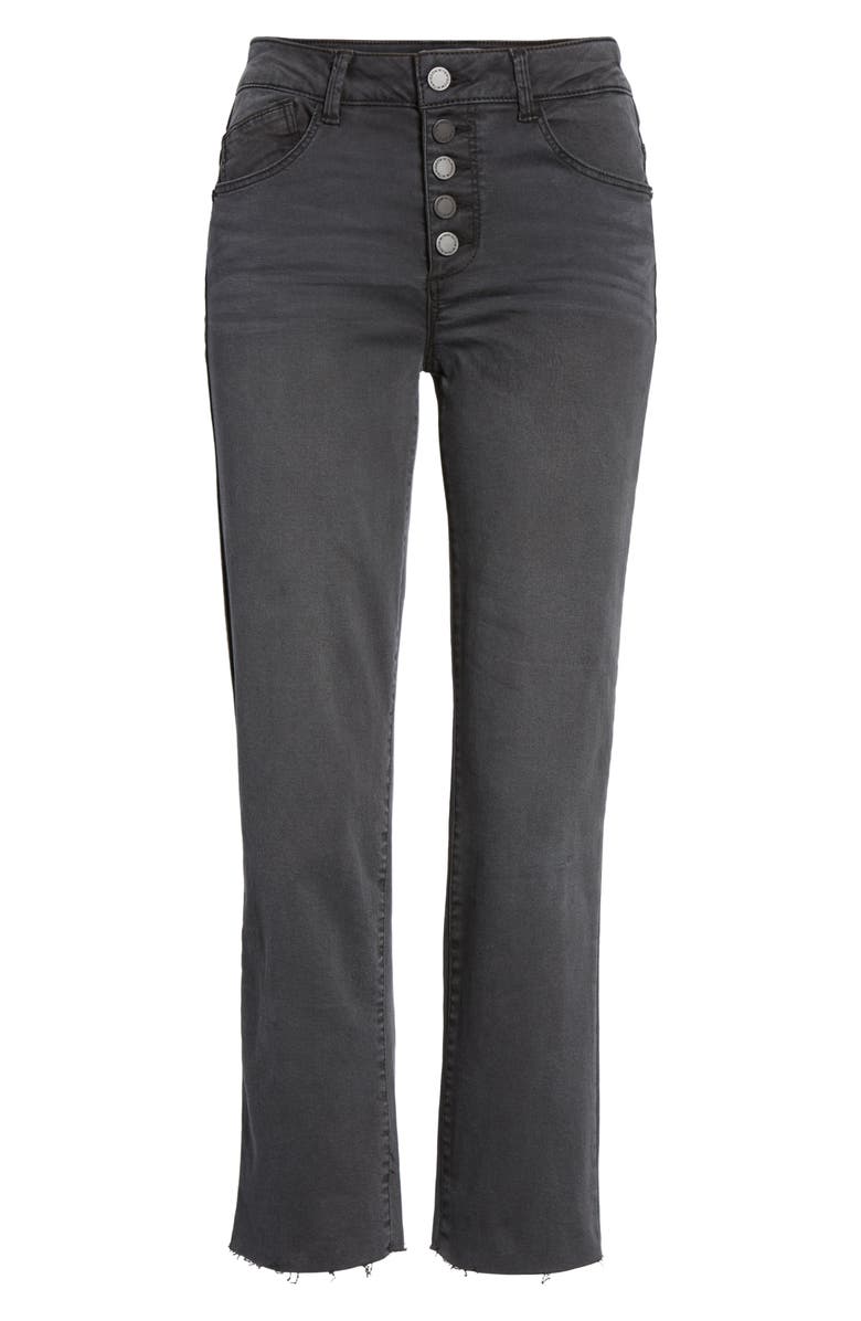 Wit & Wisdom Button Fly Crop Jeans, Alternate, color, 