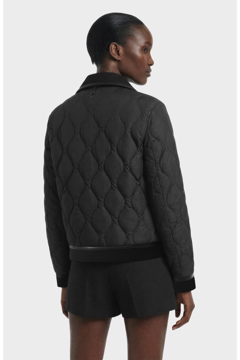 Jolie Quilted Light Jacket, Alternate, color, Black