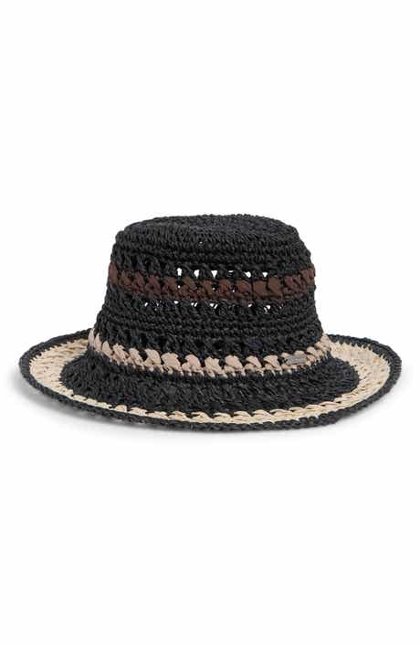 Steve Madden Carly Striped Crochet Bucket Hat