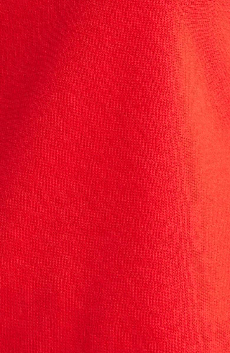 Caslon<sup>®</sup> Love Metallic Embellished Sweatshirt, Alternate, color, Red Goji Pink Yarrow Love