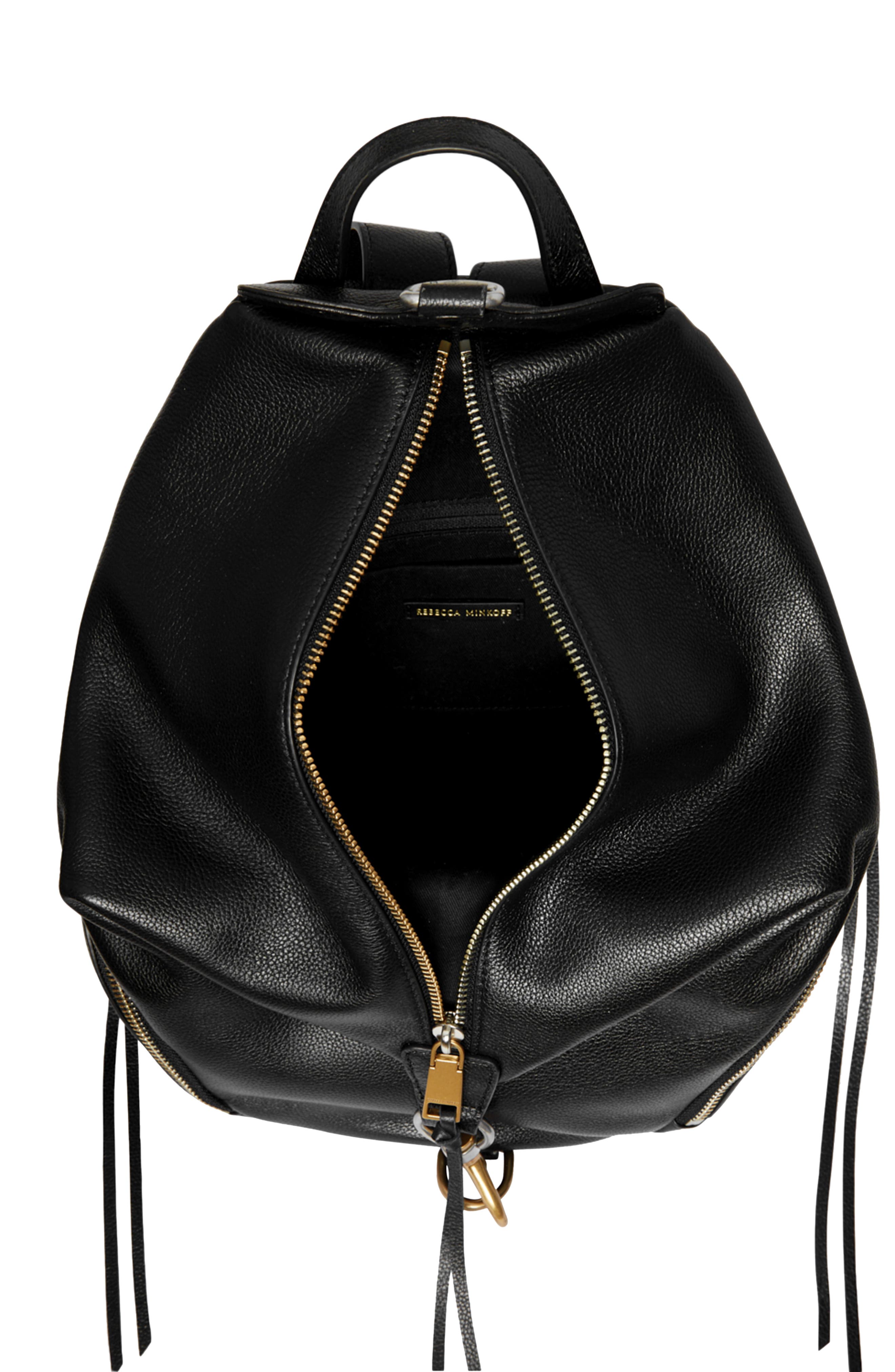 Rebecca Minkoff Julian Leather Backpack, Alternate, color, 