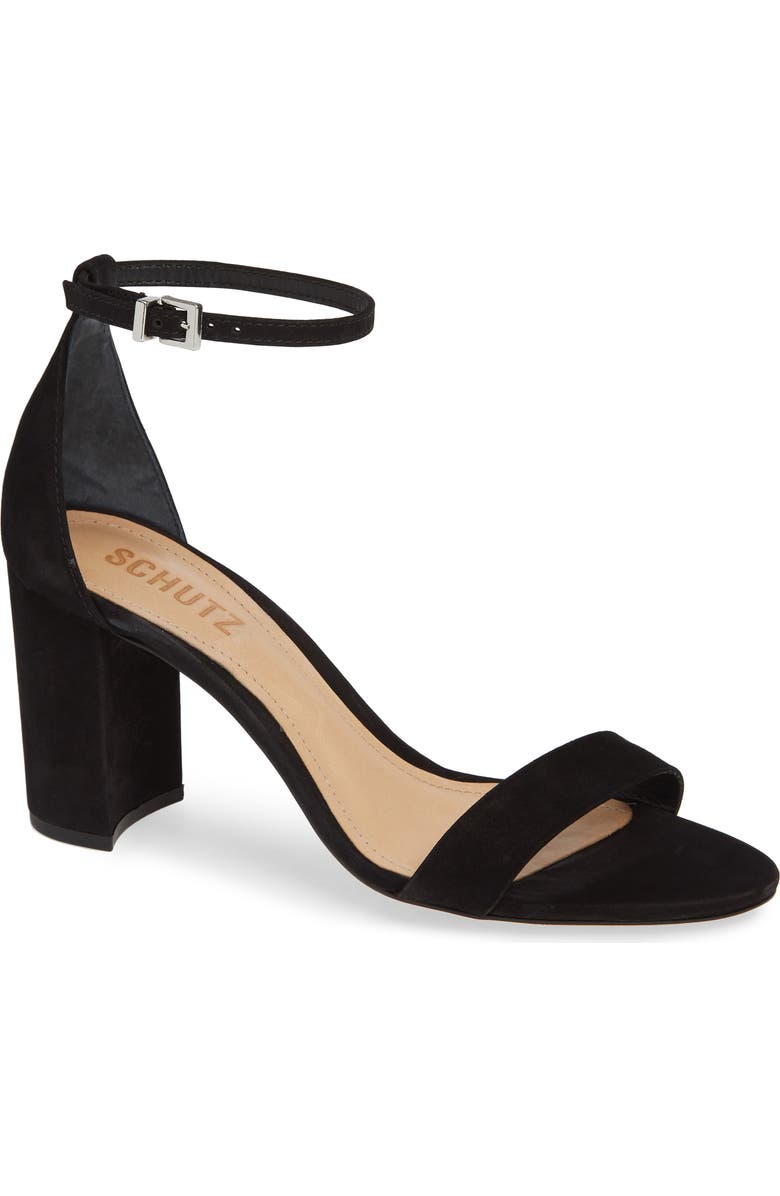 Schutz Anna Lee Ankle Strap Sandal, Main, color,