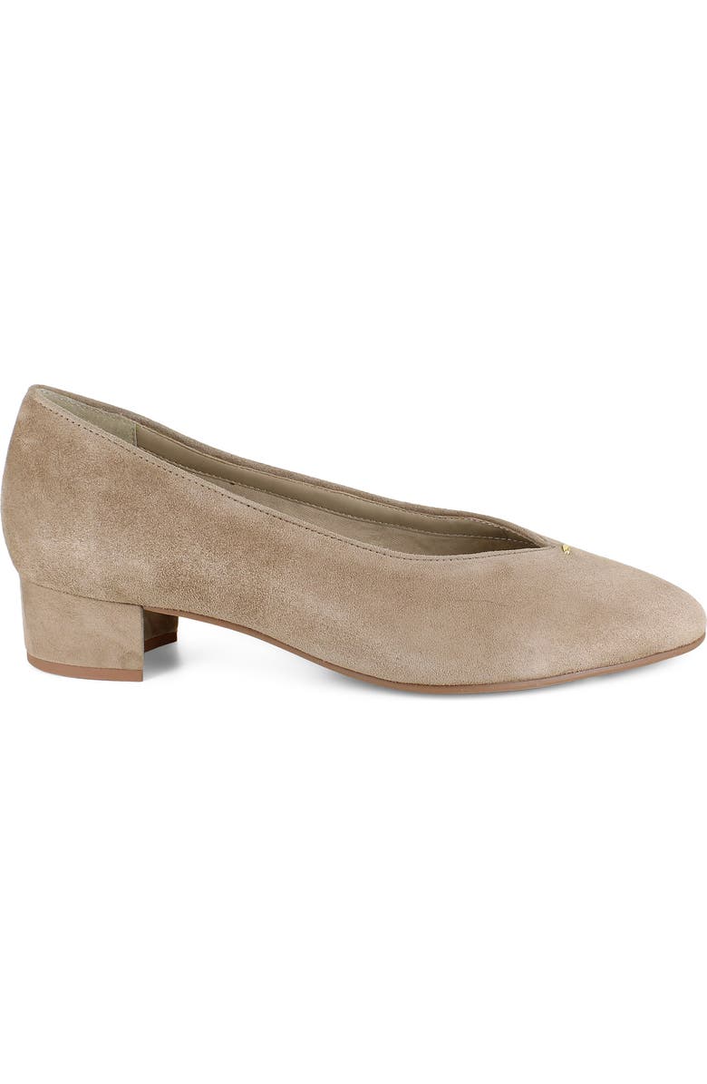 Munro Hannah Block Heel Pump, Alternate, color, Tan Suede