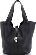 Pre-Owned Hermes Picotin Lock Bag Clemence MM