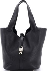 Pre-Owned Hermes Picotin Lock Bag Clemence MM