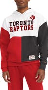 TOMMY JEANS Men's Tommy Jeans White/Red Toronto Raptors Andrew Split Pullover Hoodie