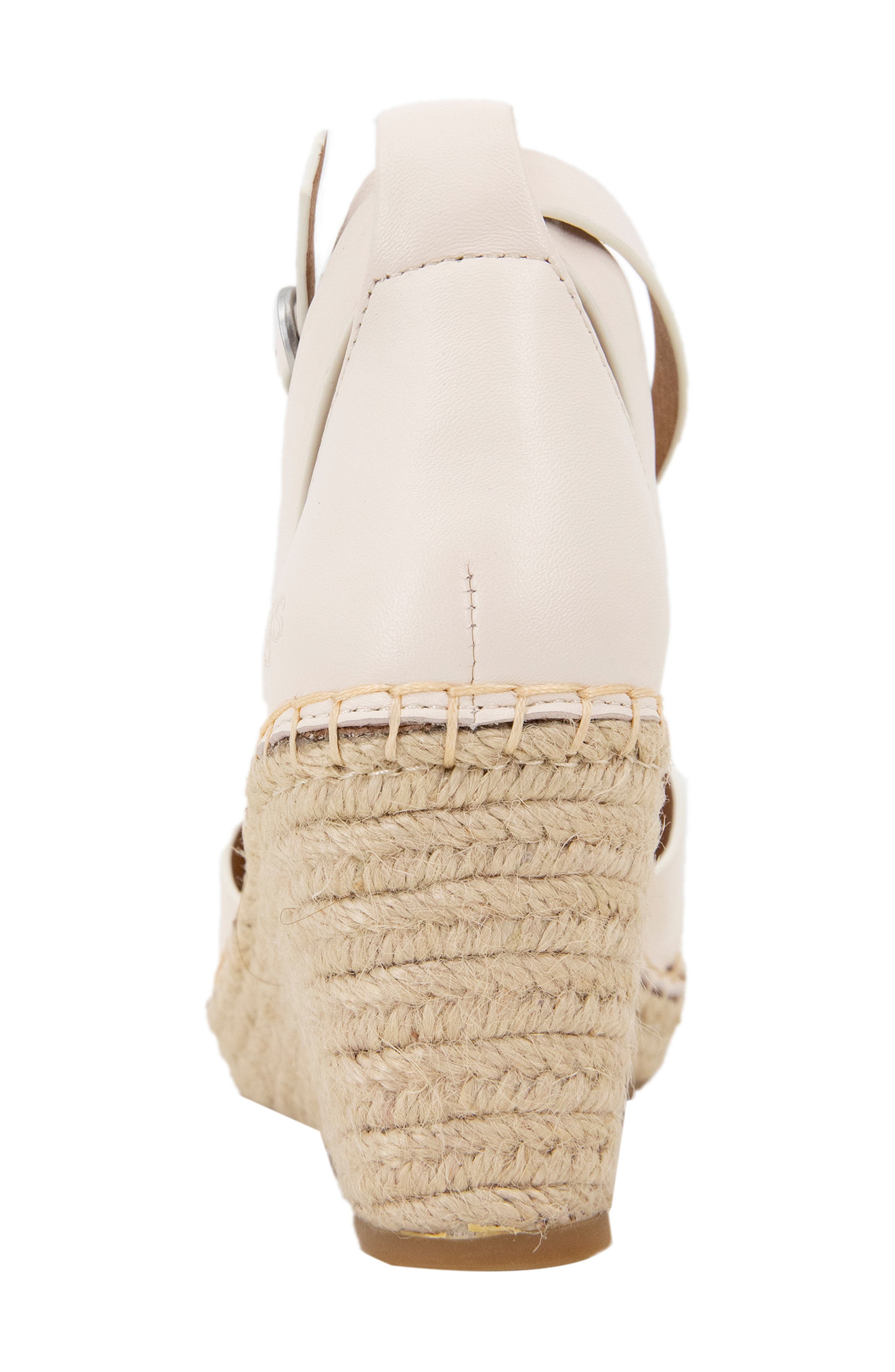 Charli X Wedge Sandal, Alternate, color, OFF WHITE