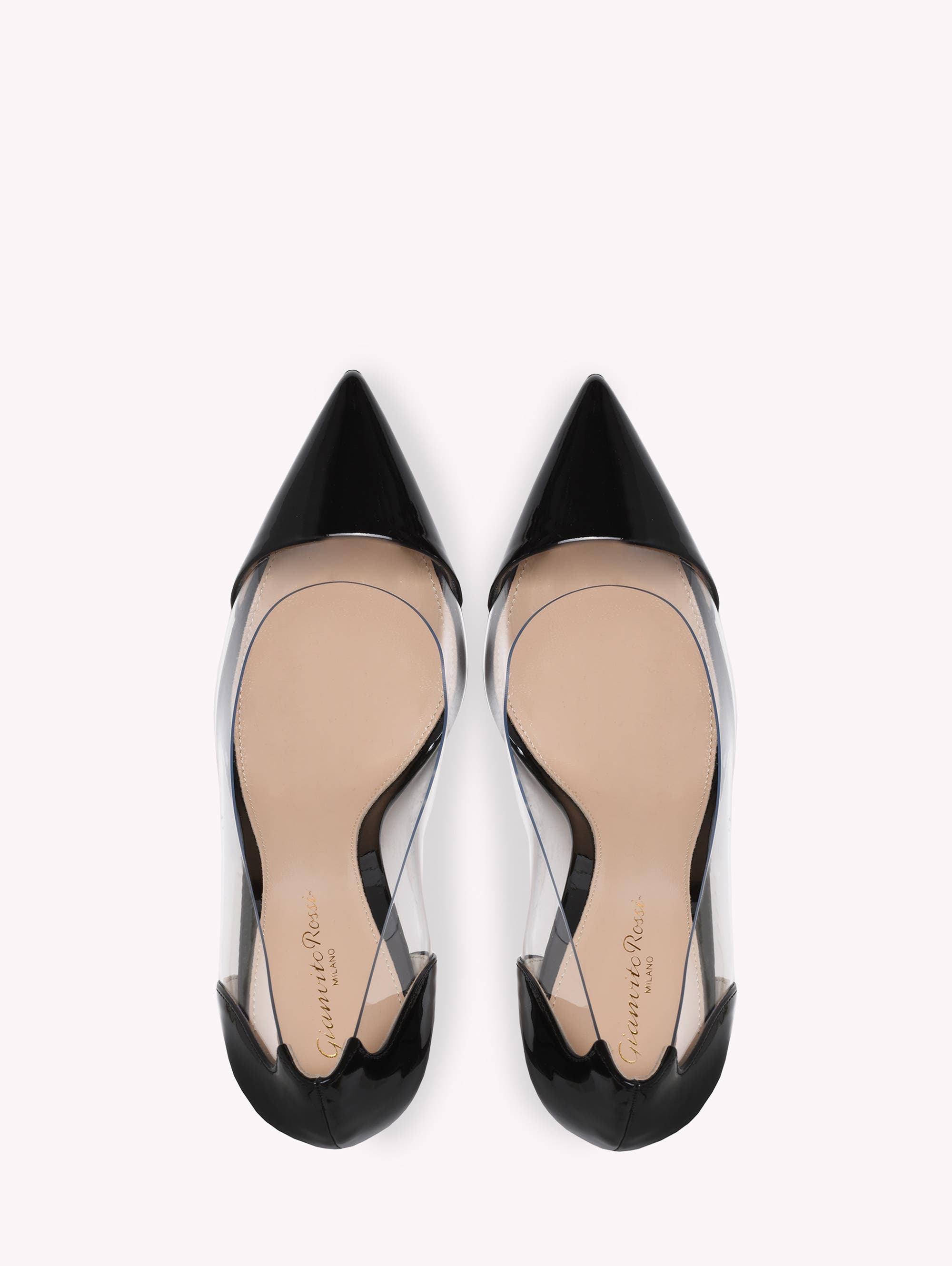 Gianvito Rossi Plexi Pumps, Alternate, color, Black