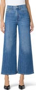 Joe's High Waist Ankle Wide Leg Jeans