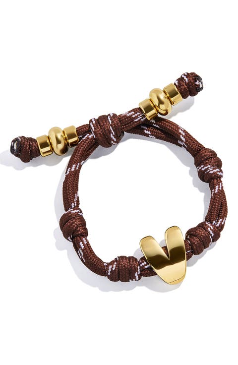 Knotty Initial Bracelet