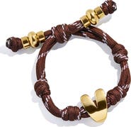 BaubleBar Knotty Initial Bracelet