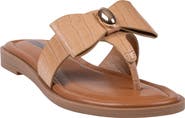 GOOD CHOICE NEW YORK Alba Bow Flat Slide Sandal