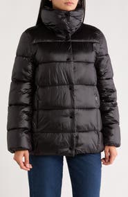 BCBGeneration Water Resistant Snap Front Puffer Jacket