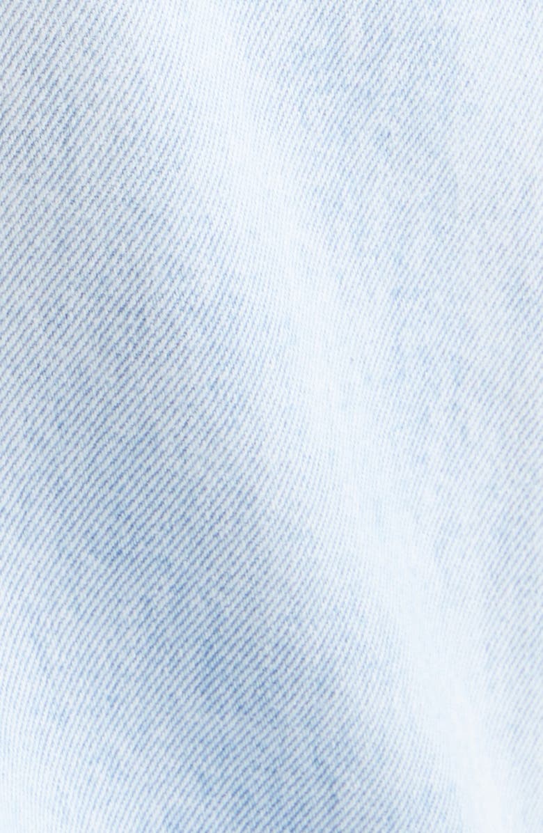 Stella McCartney Crystal Star Cutout Denim Jeans, Alternate, color, 