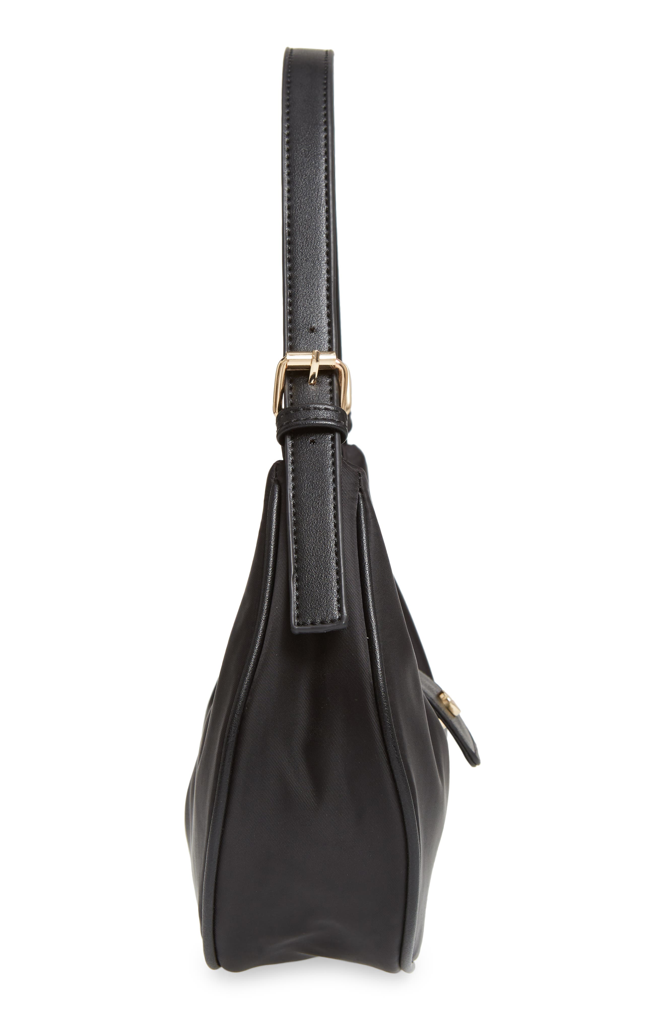 Mali + Lili Flynn Nylon Hobo Baguette Bag, Alternate, color, 