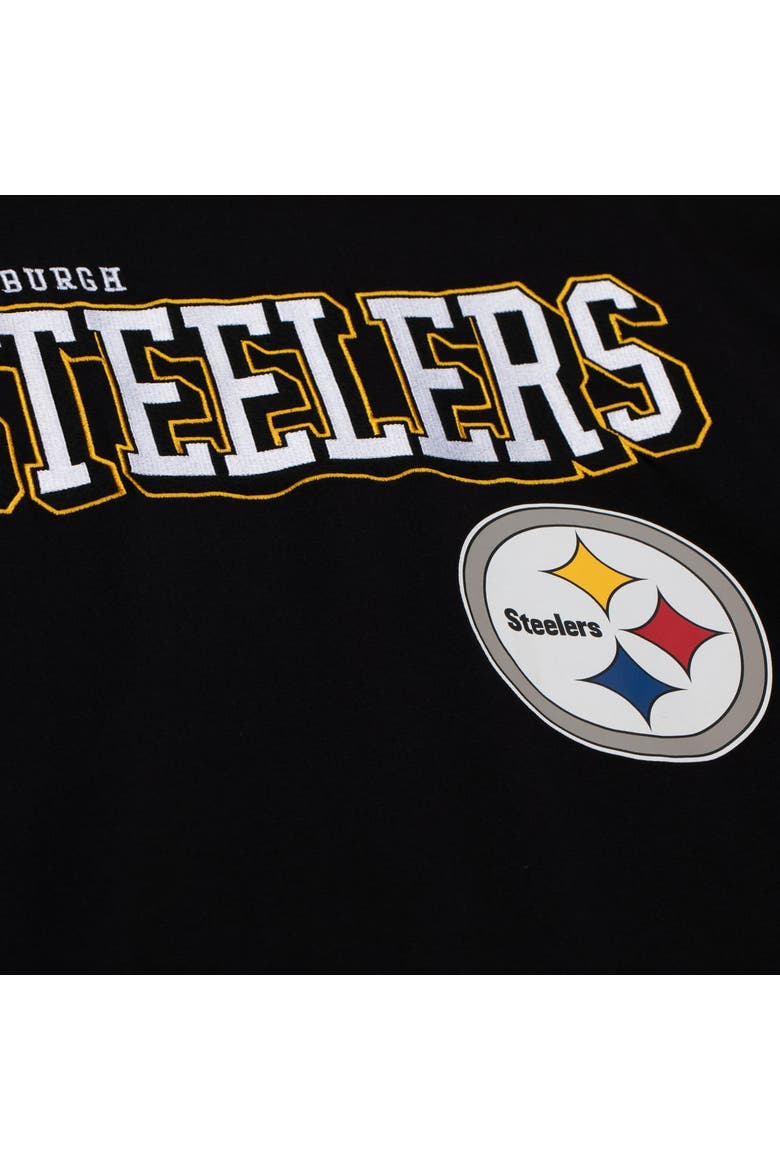Men's Mitchell & Ness  Black Pittsburgh Steelers Big & Tall Training Camp Long Sleeve T-Shirt, Alternate, color, Black