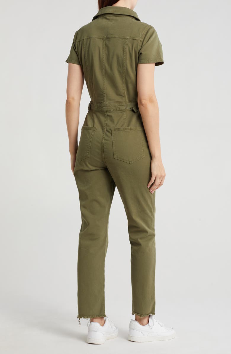 Good American Fit for Success Straight Leg Denim Jumpsuit, Alternate, color,