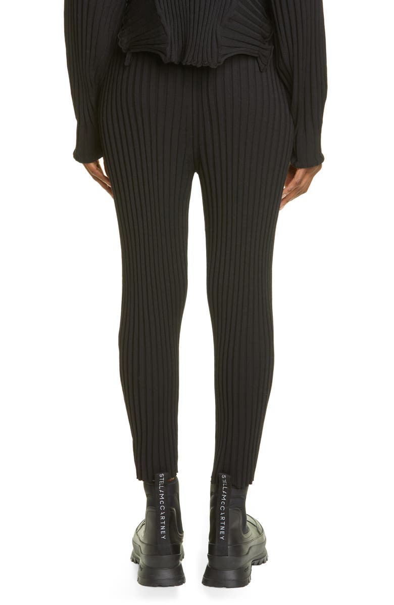 Stella McCartney Rib Wool Blend Sweater Pants, Alternate, color, 
