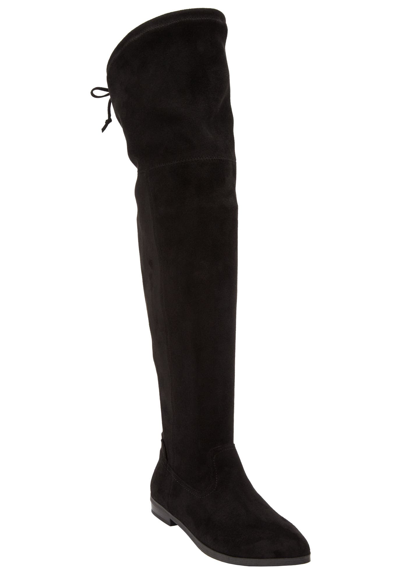 Comfortview The Cameron Wide Calf Boot, Main, color, Black