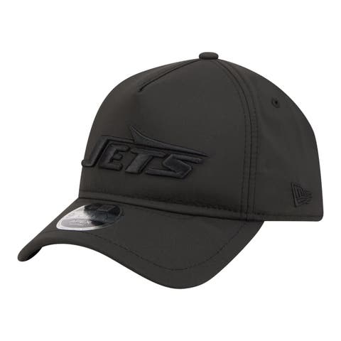 Men's New Era  Black New York Jets Apex 9FORTY Adjustable Hat