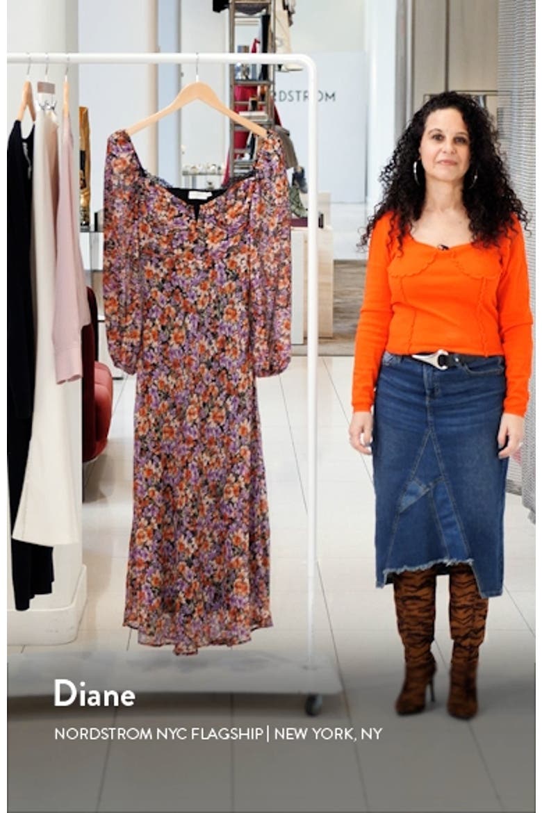Sylvie Floral Underwire Long Sleeve Dress video