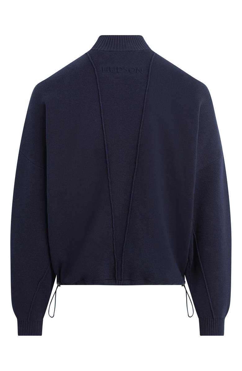 Hudson Jeans Jrue Mock Neck Cotton & Cashmere Blend Sweater, Alternate, color, Olympia