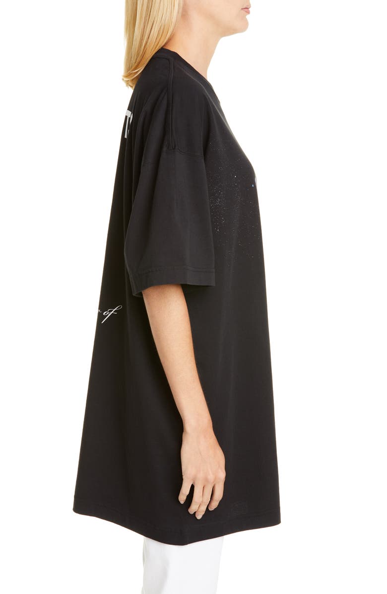 VETEMENTS Planet Number Graphic Oversize Tee, Alternate, color, 