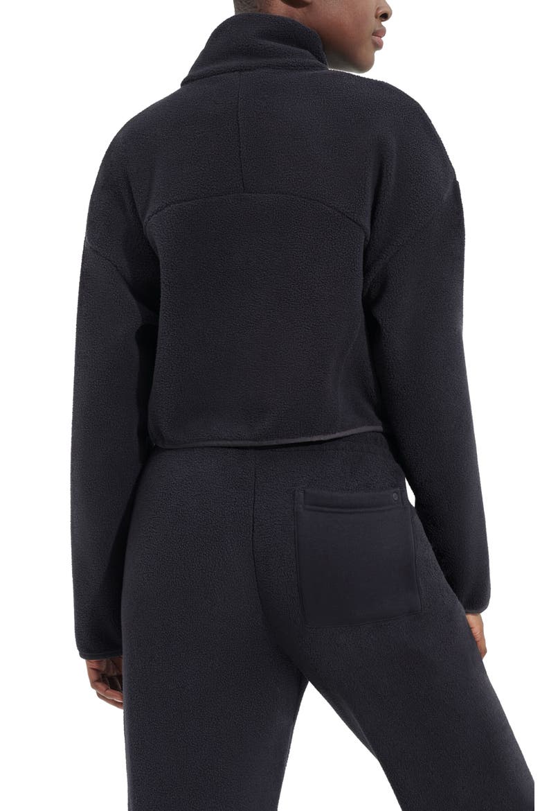 Cassady Micro Fleece Half Zip Top, Alternate, color, INK