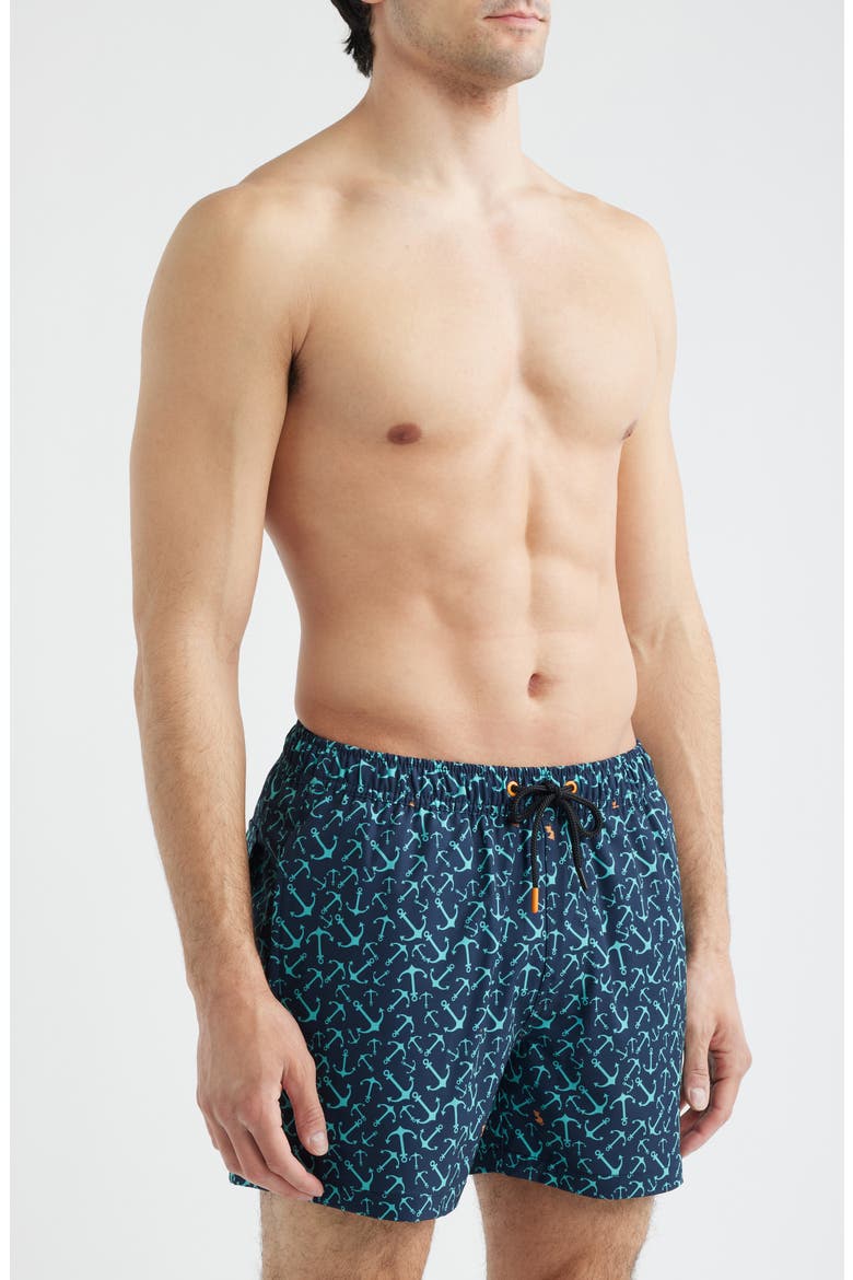 Ademir Swim Trunks, Alternate, color, ANCHORS - ECO DIVER