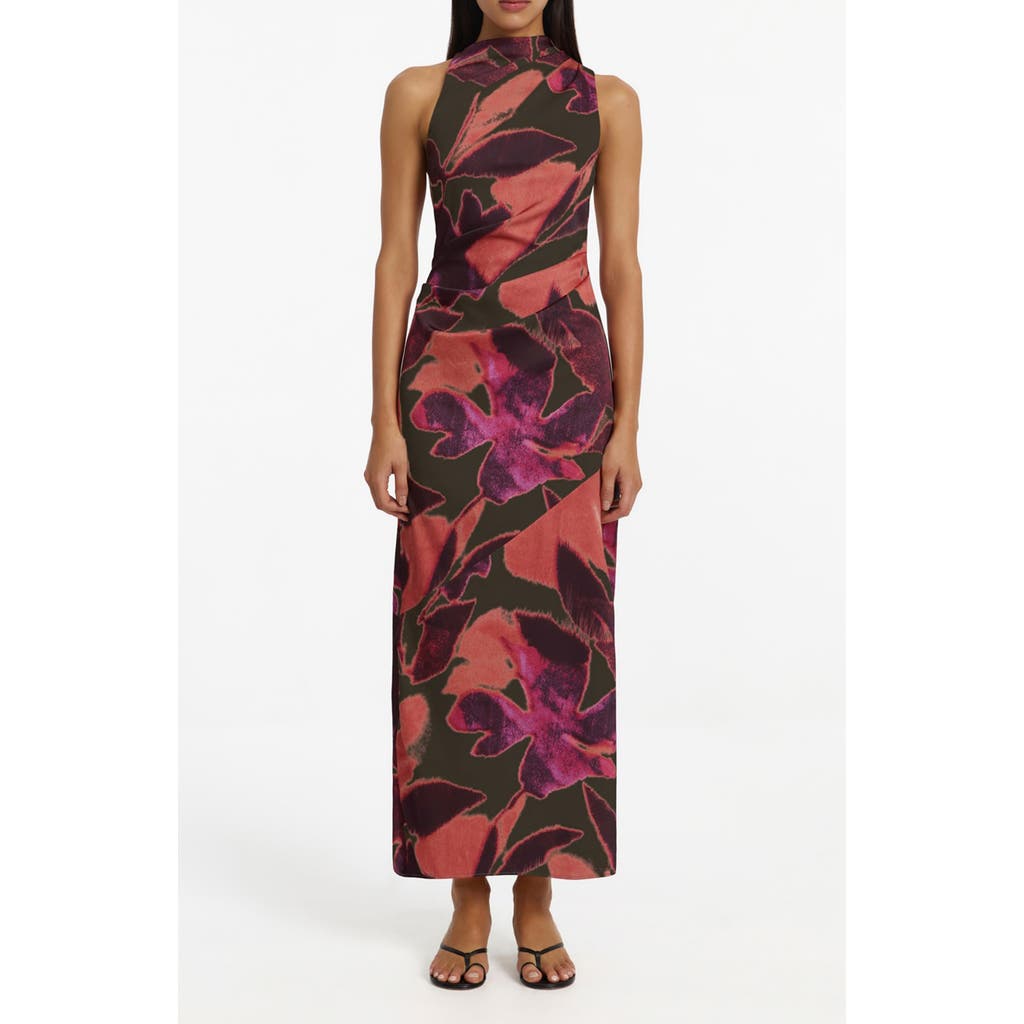 Significant Other Rumer Maxi Dress in Chocolate Floral at Nordstrom, Size 8