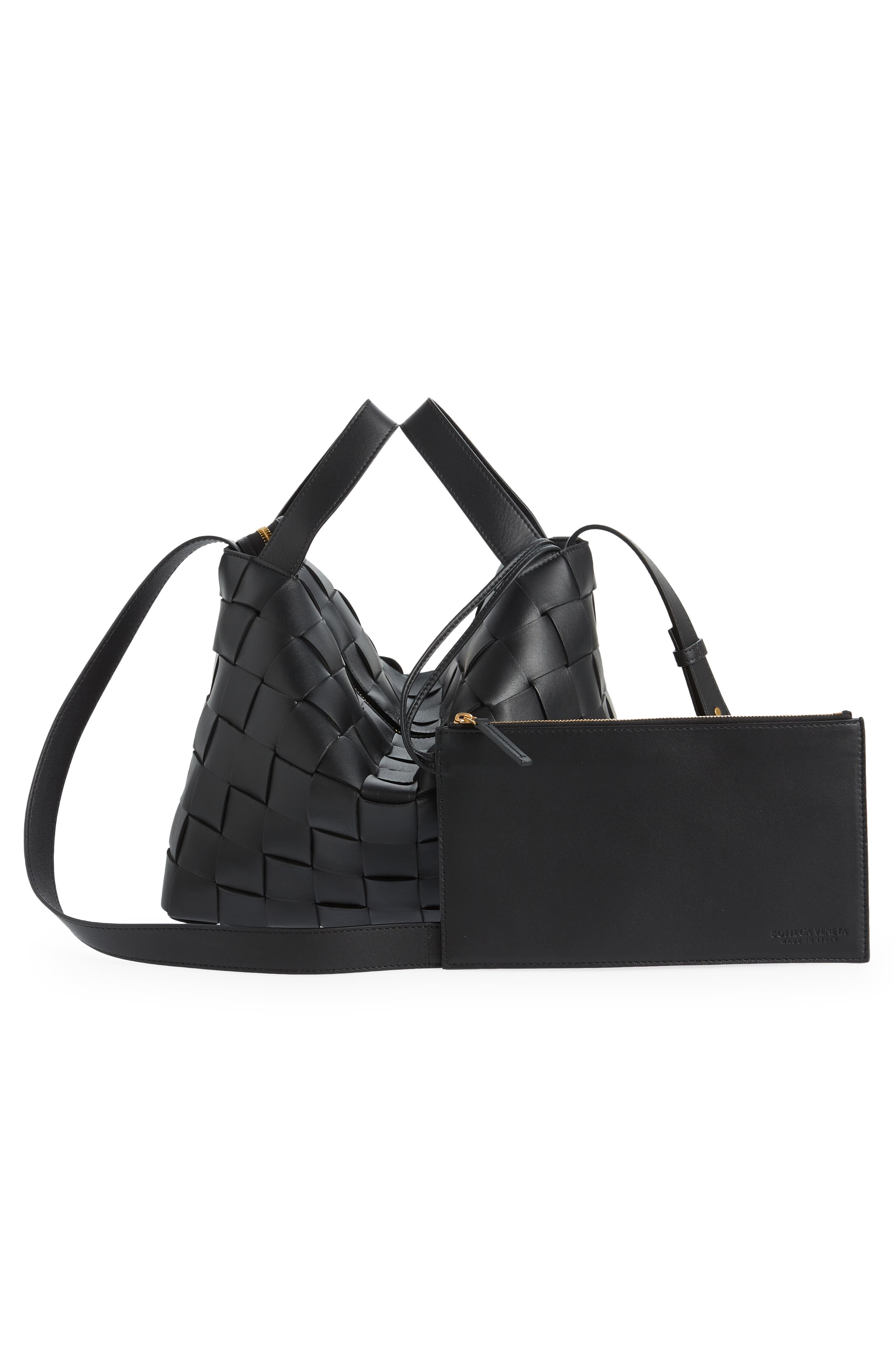 Bottega Veneta Cassette Bowling Intrecciato Leather Bag, Alternate, color, 