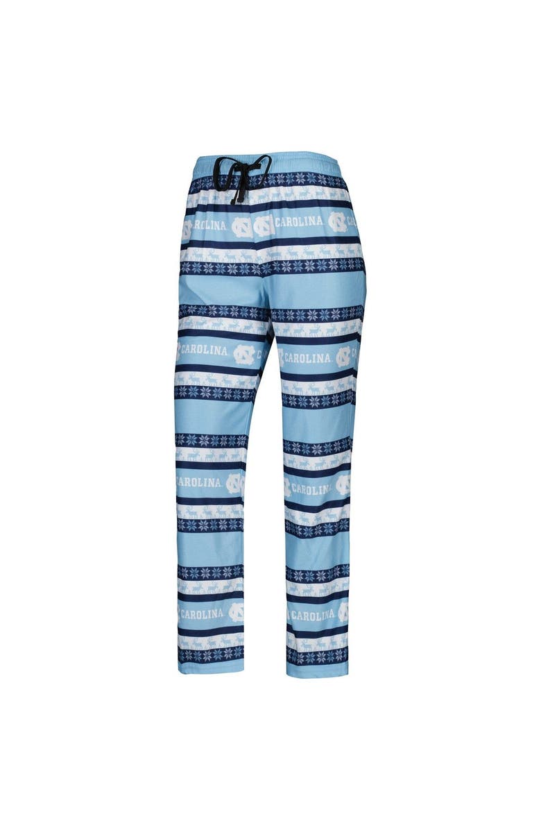 FOCO Women's FOCO Carolina Blue North Carolina Tar Heels Ugly Long Sleeve T-Shirt & Pajama Pants Sleep Set, Alternate, color, 