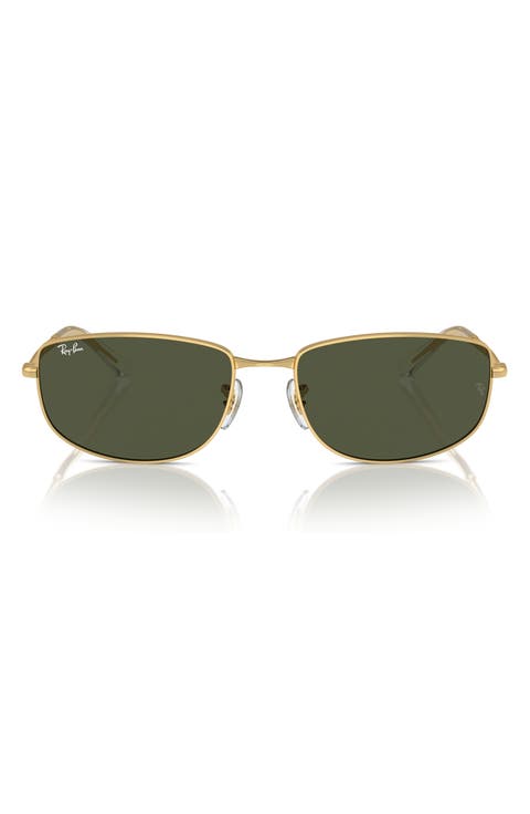 59mm Oval Sunglasses