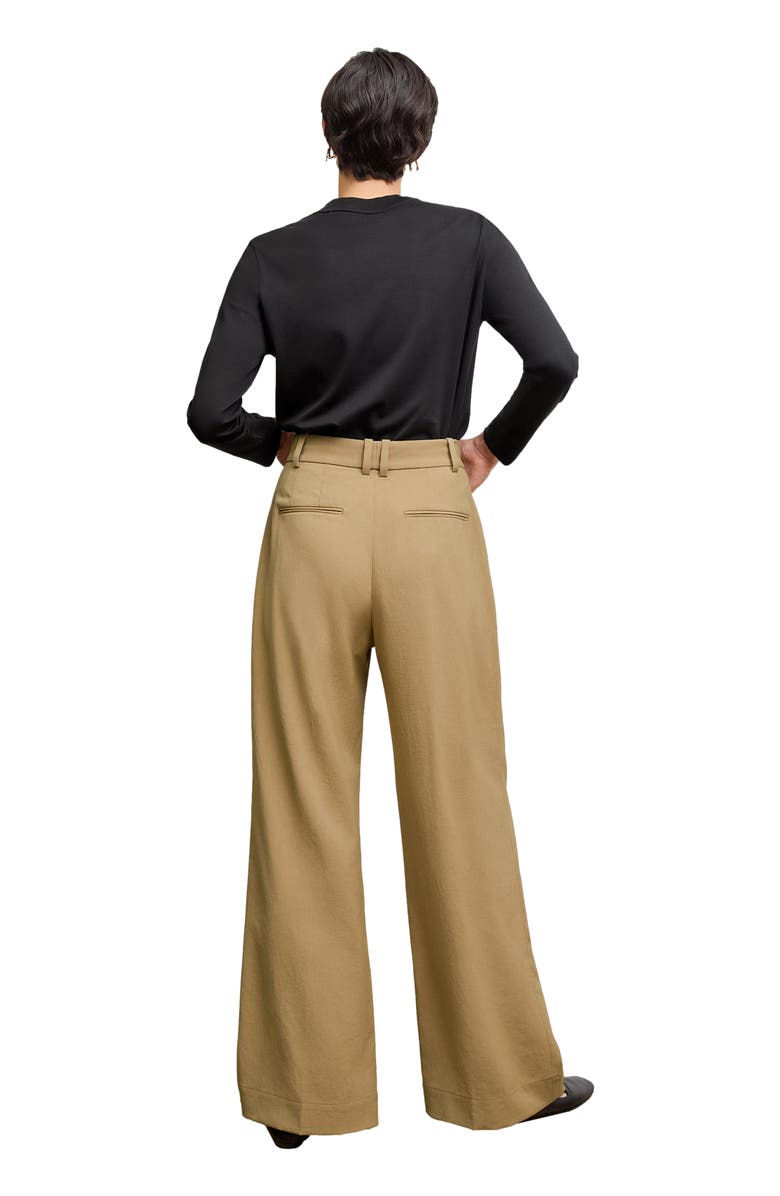 M.M.LaFleur Raquel Organic Pima Cotton Long-Sleeve Tee, Alternate, color, Black