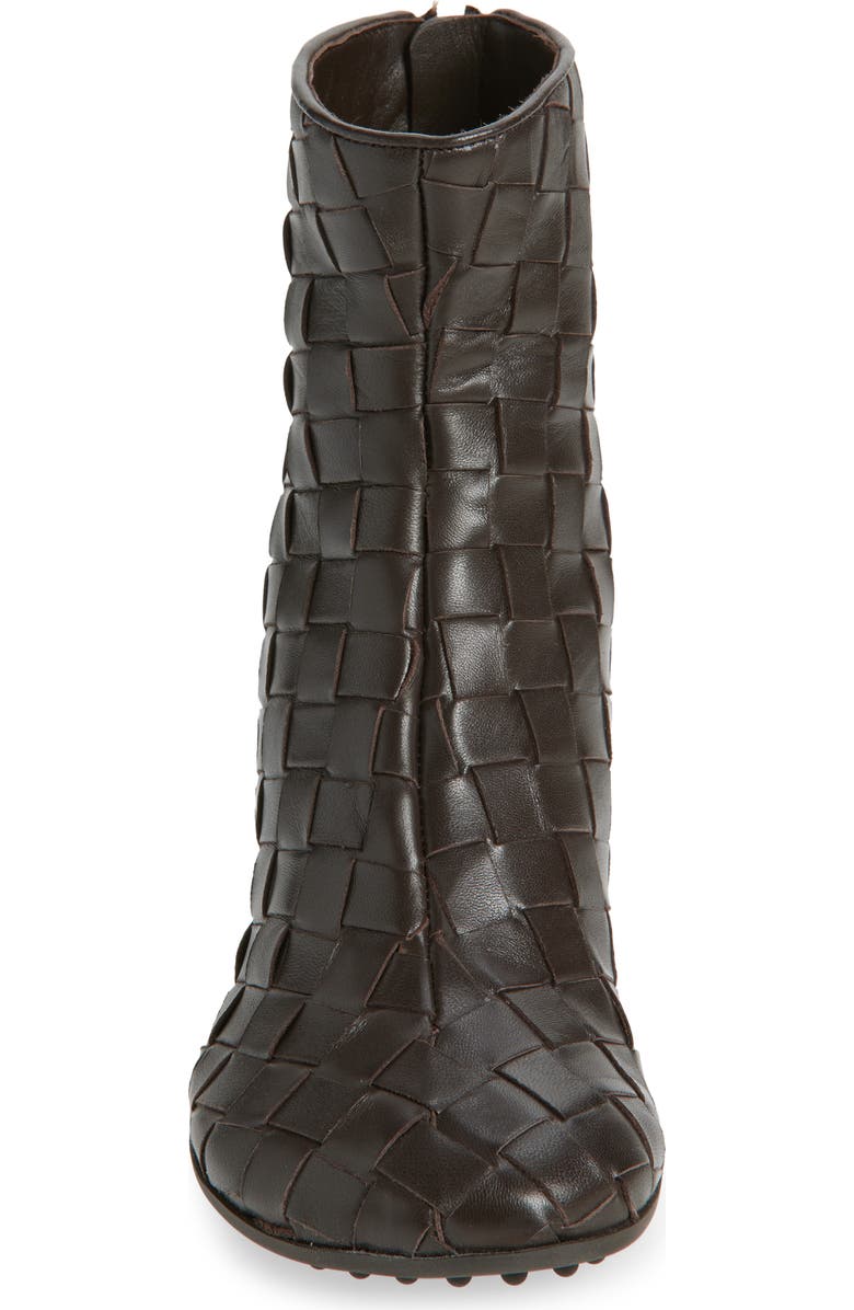 Bottega Veneta Atomic Intrecciato Bootie, Alternate, color, Fondant