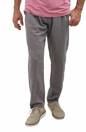 Linen Blend Pull-On Pants