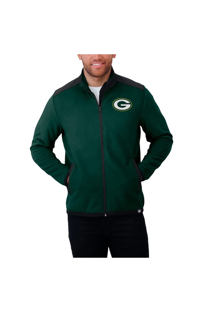 Darius Rucker Collection by Fanatics Men's Darius Rucker Collection by Fanatics Green Green Bay Packers Color Block Polar Fleece Full-Zip Jacket, Alternate, color, Green